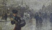 Alfred Stevens Elegants sur les Boulevards Germany oil painting artist